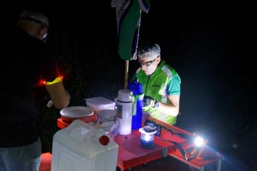 Arrêt au stand après Mortagne